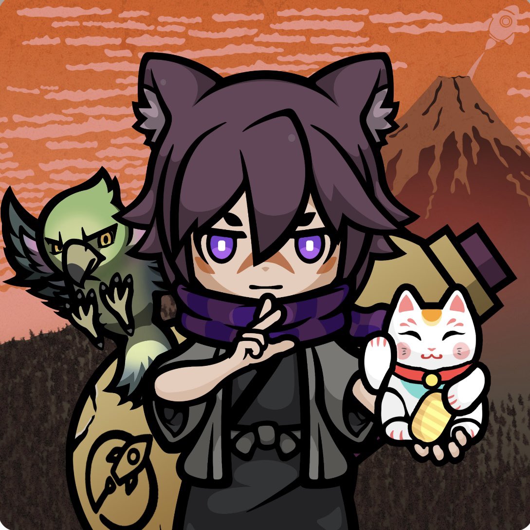 moriNFT3's tweet image. 「CNW Evolution 2nd」のリビール完了🎉✨

2つやってみたらどちらも新キャラの一夜さんが来てくれました😆✨
しかも、どちらも背景は別パターンの富士山🙌

今回のエボリューションも最高でした😭✨
さっそくプロフィール画像にさせていただきます🥷✨

#STARTJPN #CNW #KOUSEI
@KzcHArt