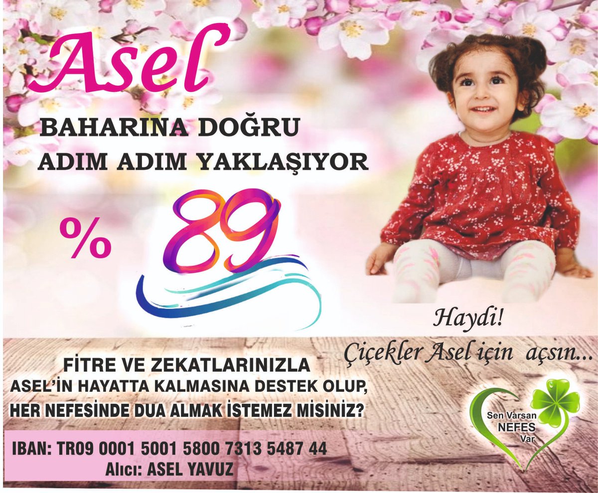 nefesydd's tweet photo. Özgürleşmeye son adımlar!🧡

Lütfen sona yaklaşırken elimizi bırakmayın. Son destekleriniz ile Asel'in hayalleri arasındaki bu engeli birlikte kaldıralım.

Haydi güzel ailemiz, özgürleşmeye son %11

🧡 Haydi sen de bugün Asel'in bahar dalına bir çiçek kondur🧡
@aselinbahariol https://t.co/2hcJNw6wyN