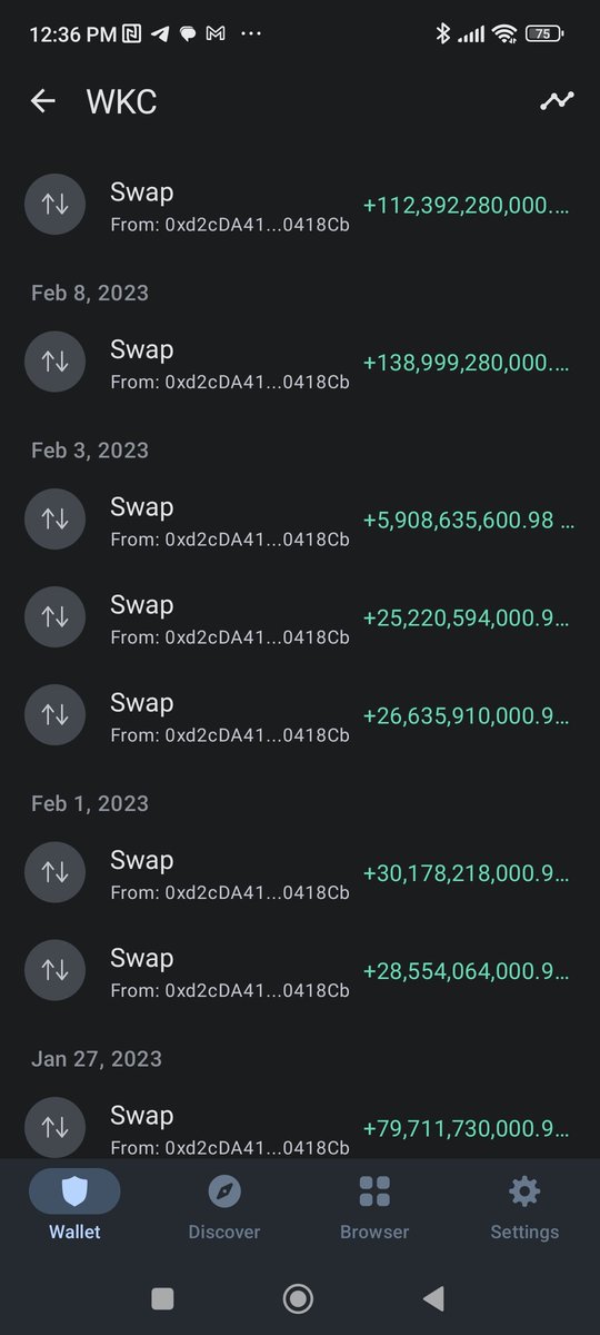 TheFtXMaestro's tweet photo. Always mopping up the dip from paper hands. $WKC to the moon! 🚀 https://t.co/YgXqYu6Og0