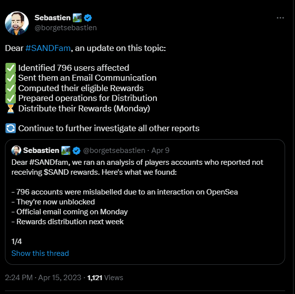 nxsebleed2's tweet photo. BREAKING NEWS! While this post being written we got a post from @borgetsebastie. He told us that 796 people that got affected by "red flags" kinda unflagged. Hilarious thing is about 99% of people who got the same and never seen any reward seen FEBRUARY. https://t.co/dnv8pO4RJ1