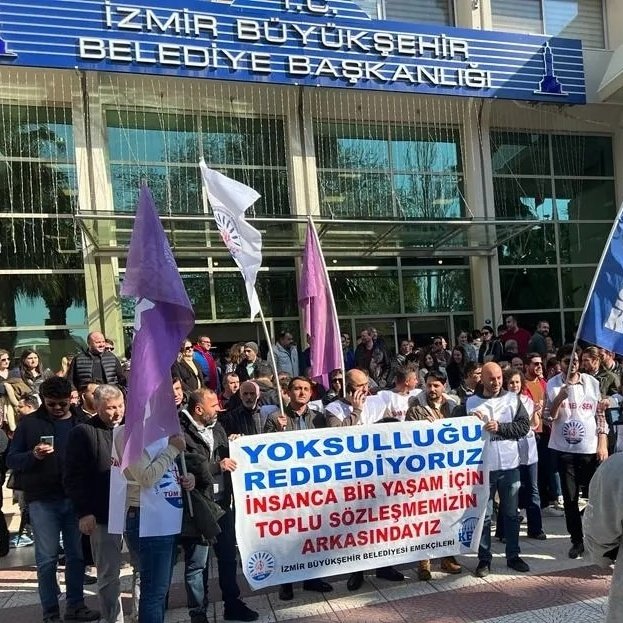 tumbelsenizmir1's tweet photo. ÜYELERİMİZDEN GELEN ŞİKAYETLER ÜZERİNE ZORUNLU AÇIKLAMAMIZDIR

Hepinizin bildiği gibi toplu sözleşme görüşmelerinde 7. Oturumu gerçekleştirmiş bulunuyoruz. https://t.co/rUaEpRgqe5