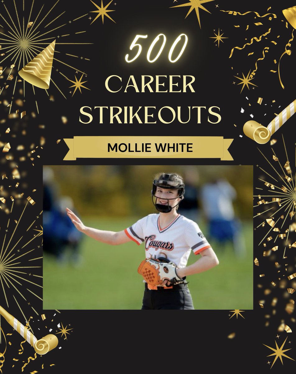 palmyrasb's tweet photo. Yesterday the Lady Cougars picked up a 4-0 win against Gettysburg ππΌ Mollie White had 19 strikeouts in the game and cleared her 500 career strikeout milestone π€© Keep rolling, Cougies!
#CongratsMo #EarnedIt #United https://t.co/TTganCuc6V