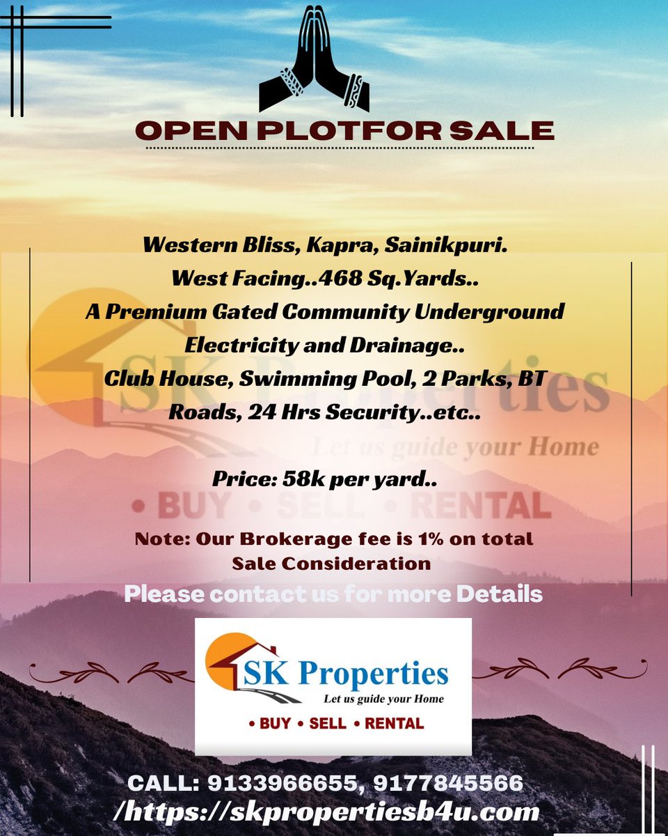 skpropertiesb4u's tweet image. #plot #openplot #forsale