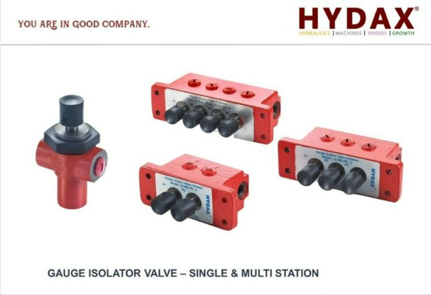GAUGE ISOLATOR VALVE - SINGLE &amp; MULTISTATION.

#hydax #hydaxhydraulics #hydraulics #hydrauliccomponent #gaugeisolatorvalve_singlemultistation
