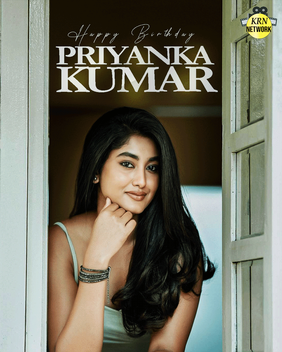 krnnetwork's tweet photo. Wishing the most charming Actress @priyankaa_7 a Very Happy Birthday โค๏ธ
#HBDPriyankaKumar #HappyBirthdayPriyankaKumar #PriyankaKumar #KRNNETWORKHBDPriyankaKumar #KRNNETWORKHBD #KRNNETWORK | https://t.co/USOeXuWdgN