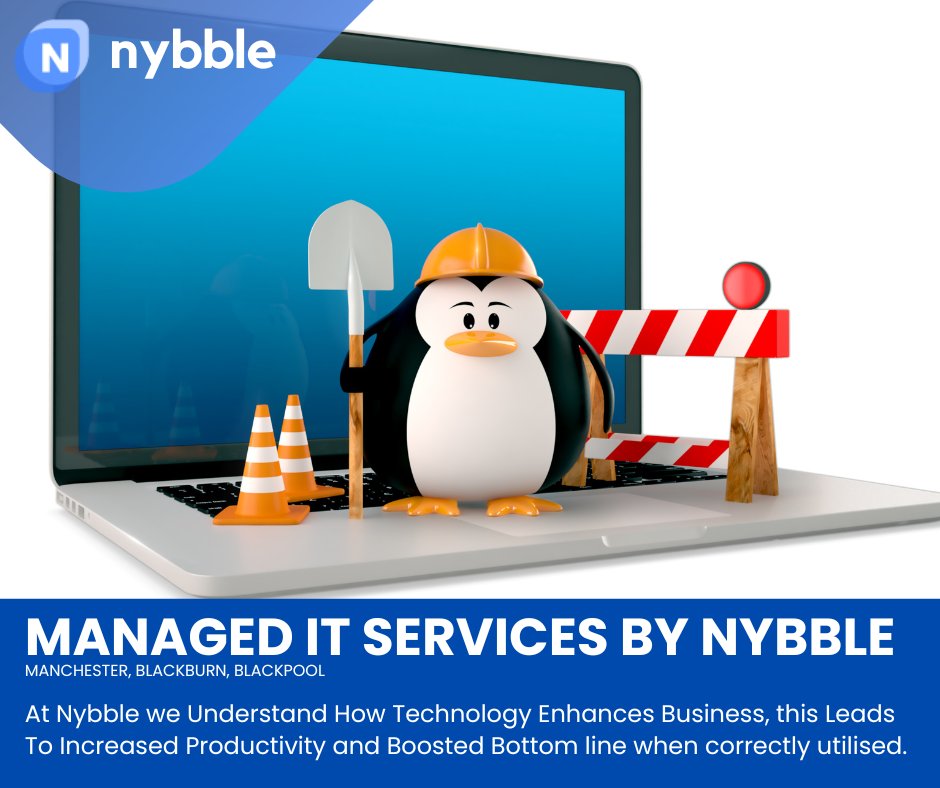 NybbleLtd's tweet photo. Managed IT Services in Manchester, Blackburn, Blackpool and Burnley by https://t.co/QHjDwgqxtp

Discover how Nybble can help you.

https://t.co/peB6dMUozv

#outsourceditsupport #antivirus #internetsecurity #cybersecurity #businessitsupport #manageditservices #itservices https://t.co/Y9oWPyf2pX