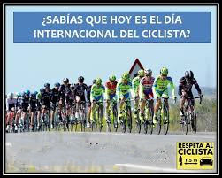 El #15ABRIL es muy especial para los ciclistas de todo el mundo porque rinden homenaje a este vehículo de dos ruedas, ecológico y económico que es utilizado por millones de personas a lo largo de todo el planeta.
#41bgdablintriunfar
#FANB