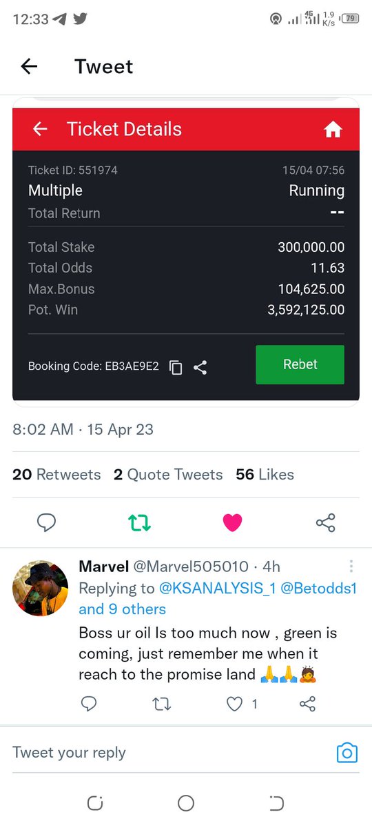 Marvel505010's tweet photo. @KSANALYSIS_1 @Ekitipikin @BoomQueen_ @Betodds1 @DailyTipser @don_bash_yN @Loveb3rds @MOE__boy @opeoluwa @tipxter1 @TalentedFBG @savinuch_ Boss congratulations, I said it initially that ur oil is too much now , pls boss remember to bless me abeg , access bank 1410159540
Nwafor miracle ebubechi @KSANALYSIS_1 https://t.co/fS8sFf7gRy