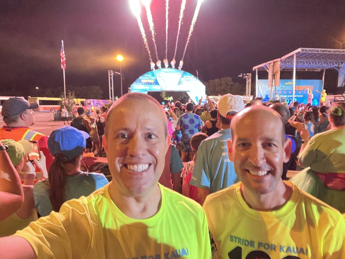 StevieAndLane's tweet photo. Completed the 2nd of 3 @runDisney #runDisney races this weekend. The #SpringtimeSurprise #10K is done! ✅ °o°

#SpringtimeSurpriseChallenge #10mile #run to go! 

Today we saw our @orangetheory coach #CoachThomas @musclemousefit in his tutu getting his pic with Goofy! https://t.co/ir20msk2xx