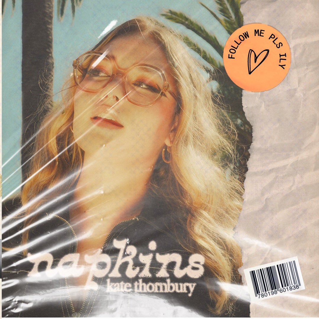 greg_thornbury's tweet image. *Taps on 🎤* 🧵 Kate Thornbury’s new single, NAPKINS, is now streaming everywhere! How you can help:
1. Stream it and add it to your library.
2. Add it to your summer 2023 playlist. This helps a lot.
3. Post it on social and add the song as the soundtrack to your post.