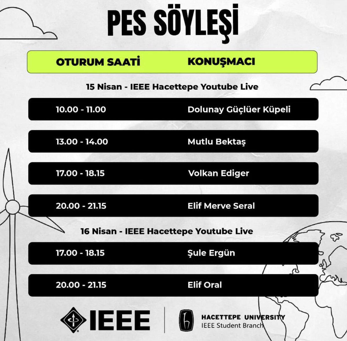 khascesd's tweet photo. Prof. Dr. Volkan Ş. Ediger bugün saat 17.00’da @HacettepeIEEE’nin düzenlediği PES söyleşisine konuk oluyor. 
Detaylı bilgi için: https://t.co/0PG8BfyWEl

@volkanediger https://t.co/s1aV0rEn4b