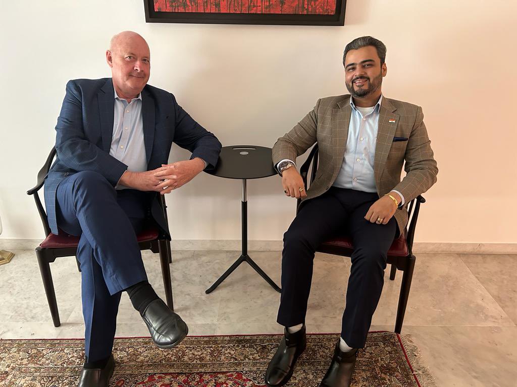 Lovely when passion is nurturing friendship. My friend VP  - always a pleasure to meet and discuss. <a href="/VinayPreetSingh/">VP Singh</a> <a href="/DenmarkinIndia/">Rasmus Abildgaard Kristensen</a>