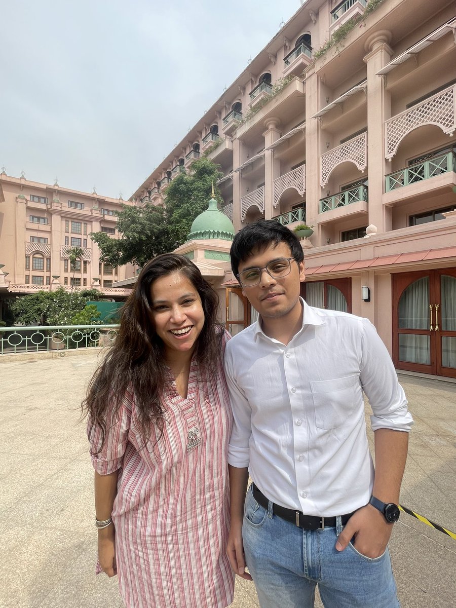 Harshit Kacholiya (@harshitkacholia) on Twitter photo Desperately seeking a picture with <a href="/BShrayana/">Shrayana B</a>, finally have it!
Fangirl moment for me honestly. Desperately seeking a picture with <a href="/BShrayana/">Shrayana B</a>, finally have it!
Fangirl moment for me honestly.