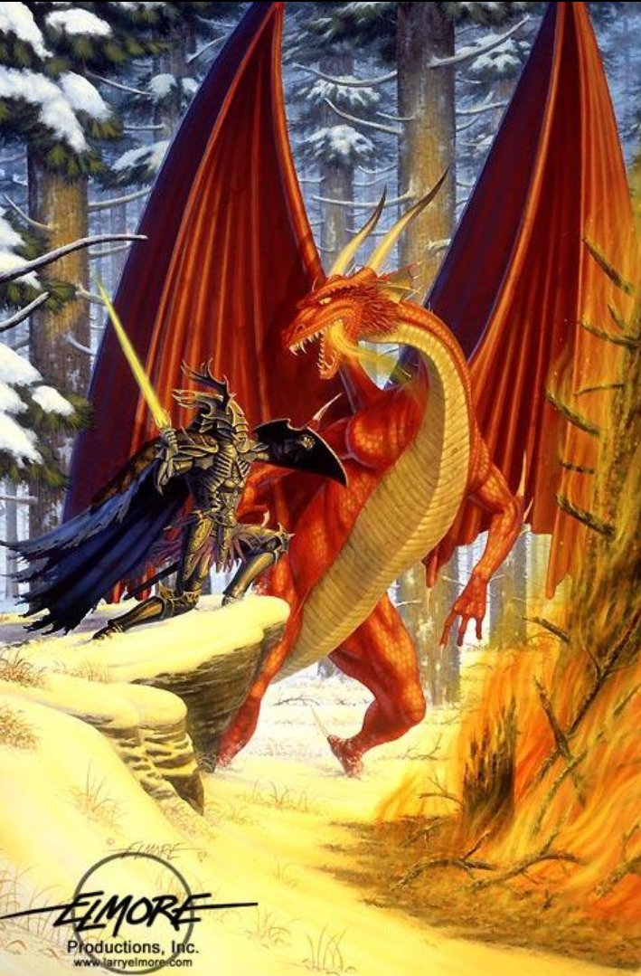 Winter Ambush - Larry Elmore
#dndart #dndartist
