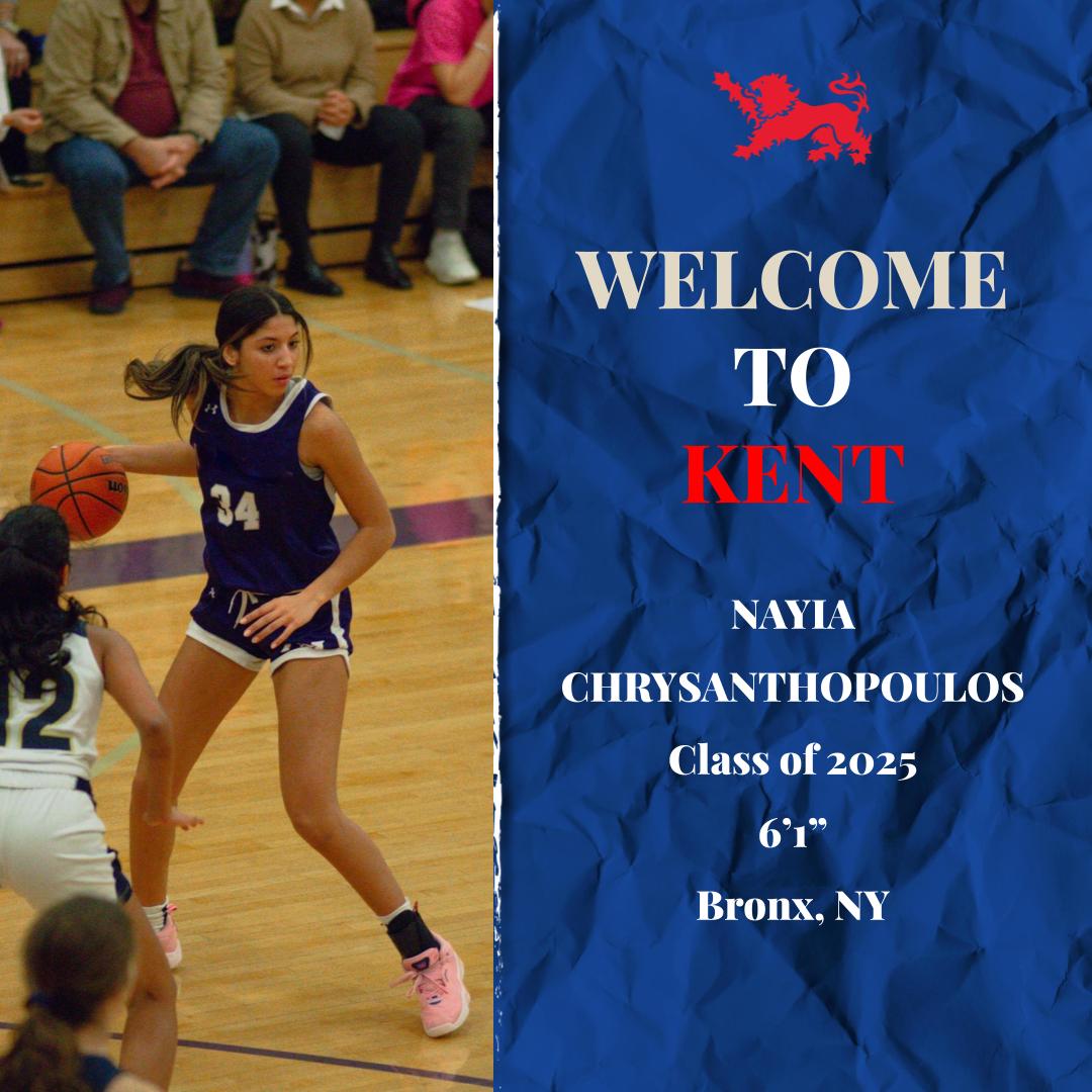 MEET Nayia Chrysanthopoulos!! Nayia joins our Class of '25 this fall from the Bronx. A long, rangey athlete who impacts the game all over the floor. 2023 will be a breakout year for this incredibly talented young woman. So happy she's a Lion. Welcome, <a href="/NayiaChrys/">Nayia C.</a> !!