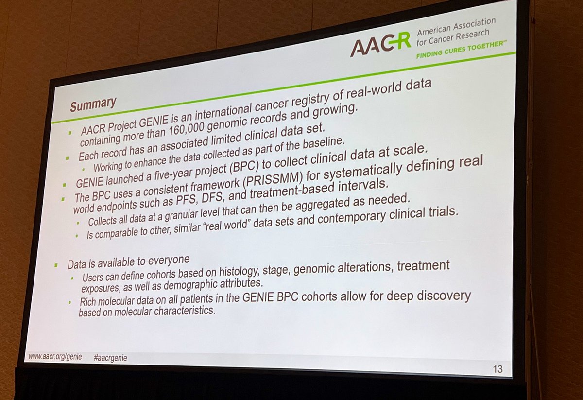 Abdelali (Ali) Majdi on Twitter: "Utilizing AACR Project GENIE Real ...