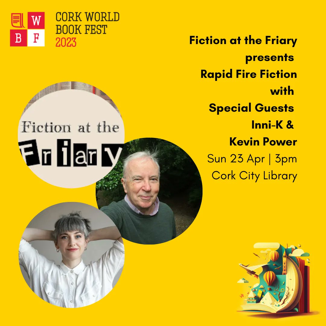 Rapid Fire Fiction is a one-off Fiction at the Friary event, involving 20 emerging writers who together will write an entirely new story, start to finish, before your eyes. Watch writing in action &amp; join special guests Cork actor Kevin Power &amp; multi-instrumentalist <a href="/innikmusic/">Inni-K</a>