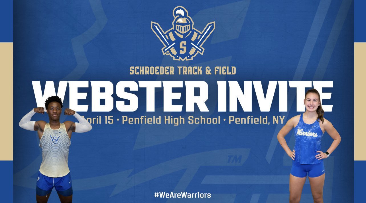 Schroeder Athletics on Twitter "🏃‍♂️ 𝗠𝗘𝗘𝗧 𝗗𝗔𝗬 🏃‍♀️ *️⃣ Webster
