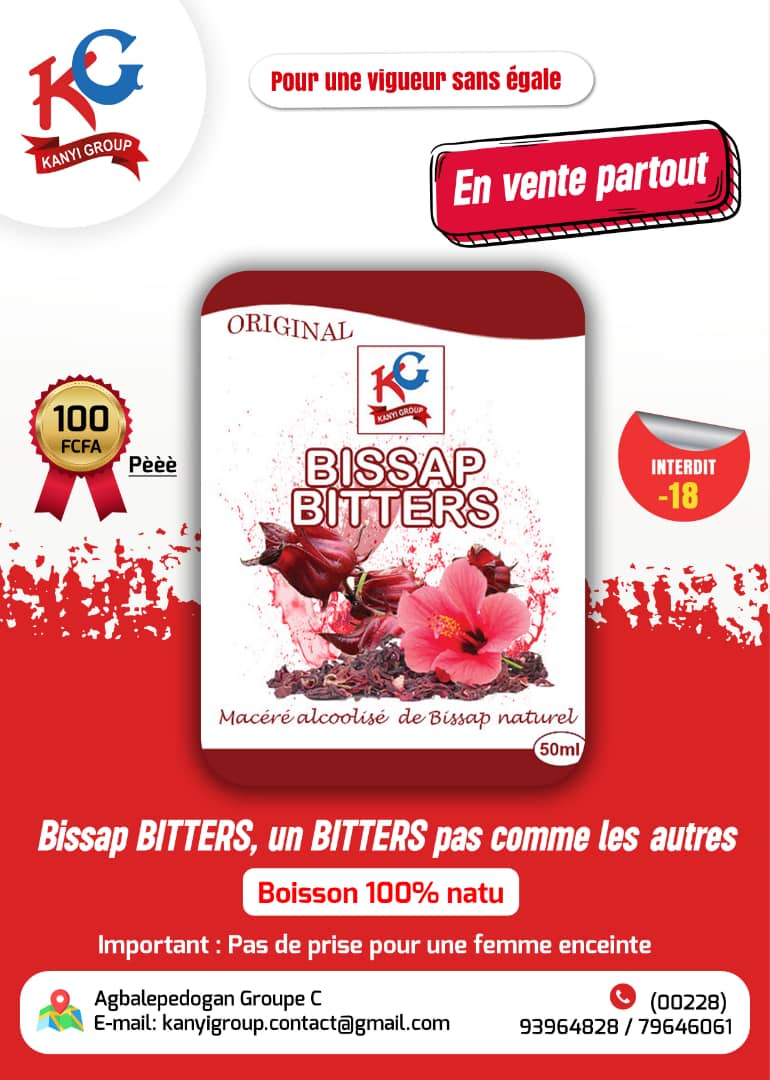 KanyiGroup's tweet photo. N'oubliez pas c'est la veille du dimanche, nous avons le #BissapBitters à disposition pour vous permettre de passer une journée dominicale en compagnie d'un bon plat de fufu. Miabé éyiza dé cher(e)s client(e)s. https://t.co/MjsVsf7pyX