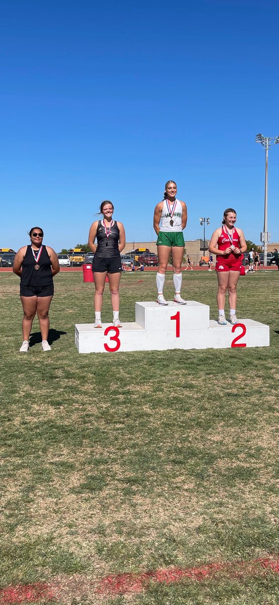 ClydeTrack's tweet photo. Congratulations Kate Watts for advancing to the area meet! 
Discus - 2nd
Shot put - 3rd https://t.co/cI27IJ9L14