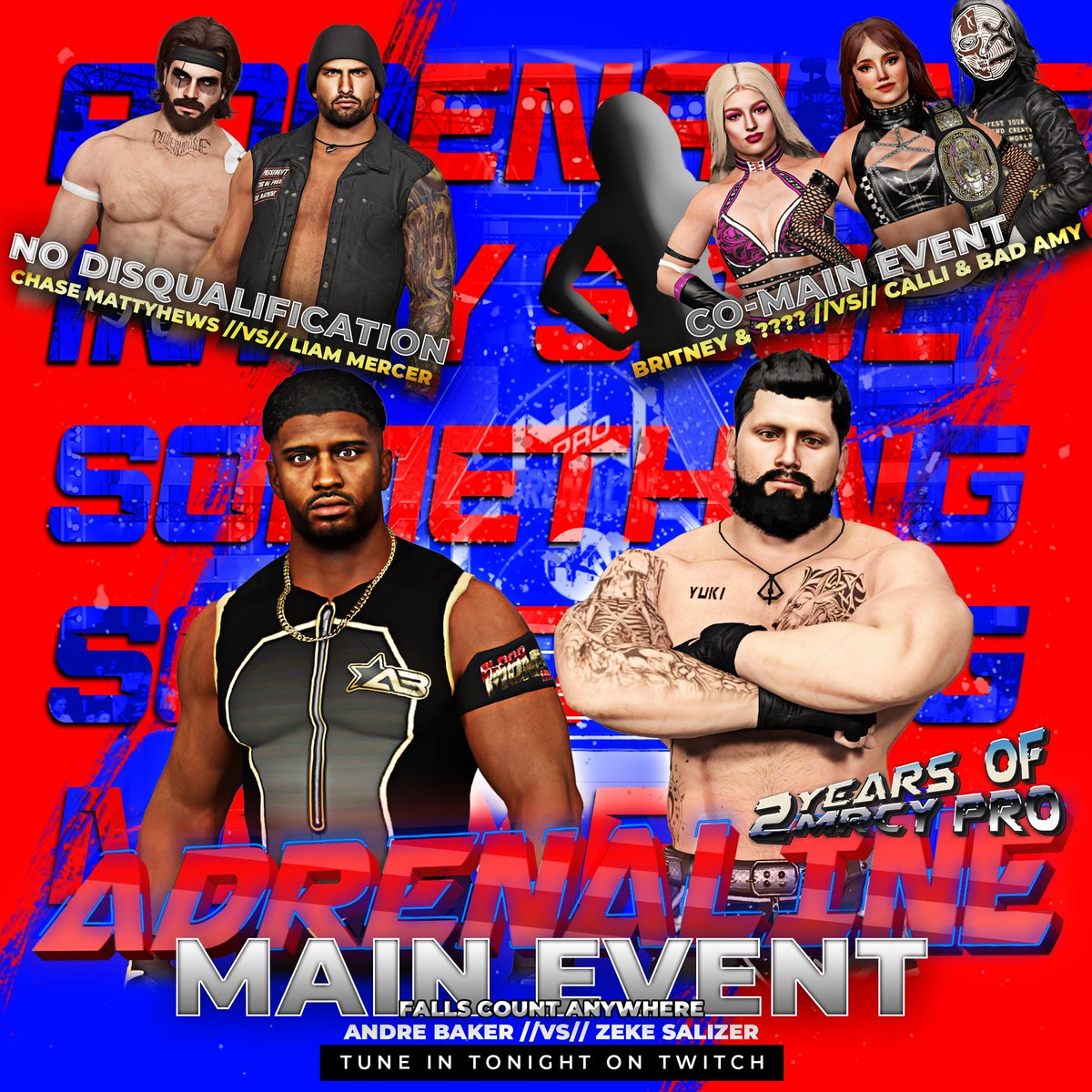 R3ALBRETT's tweet image. #HappyMRCYday

Tonight is a special night because tomorrow marks 2 Years of MRCY Pro. Gonna be very emotionally driven tonight and we have an amazing show for everyone.

#FeelTheAdrenaline
#2YearsofMRCY