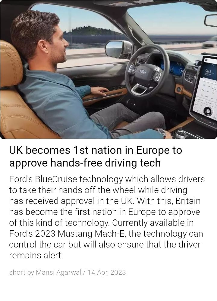 A major milestone for the automotive industry of UK. This can lay a platform for the manufacturers to innovate further .
shrts.in/uC6aS