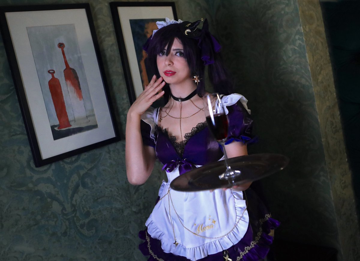 Caton_the_moon's tweet photo. 🍷🍷 Może wina? 🍷🍷

#cosplay #mona #genshinimpact
#genshin  #monacosplay #cosplayphoto #coaplaygirl  #polishcosplay #maido

🐇 fot. @MarcusPhotowork
🐇 edit @Caton_the_moon
🐇 costume @uwowocosplay https://t.co/RNr8ALO4jg