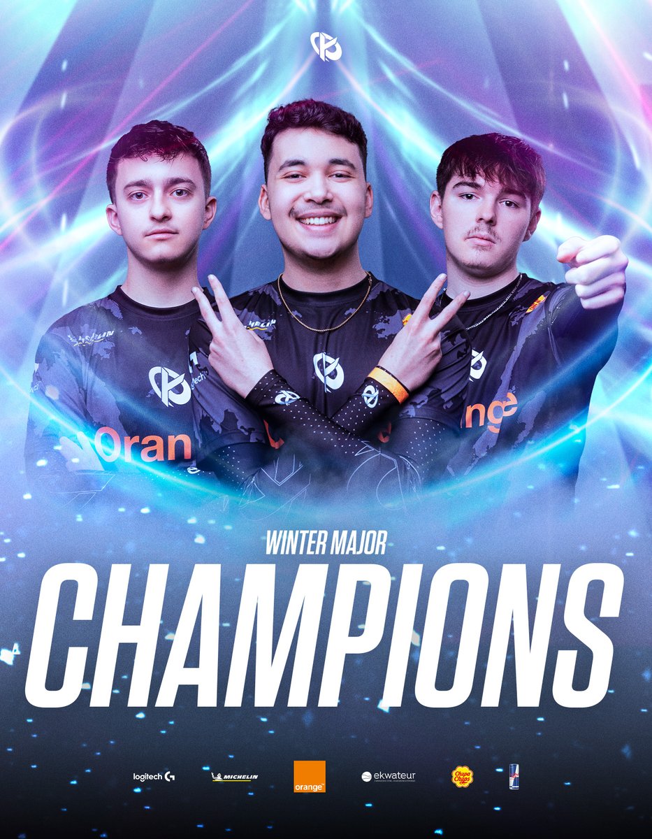 WesternFreaks's tweet photo. @RLEsports
#RLCSWinterMajor
La Karmine Corp remporte le Witer Major ! Après avoir triompher de G2 et Liquid sur le score de 4-2, ils infligent le même tarif face à FaZe en finale.
#KCORPWIN https://t.co/cK7F8mloBU