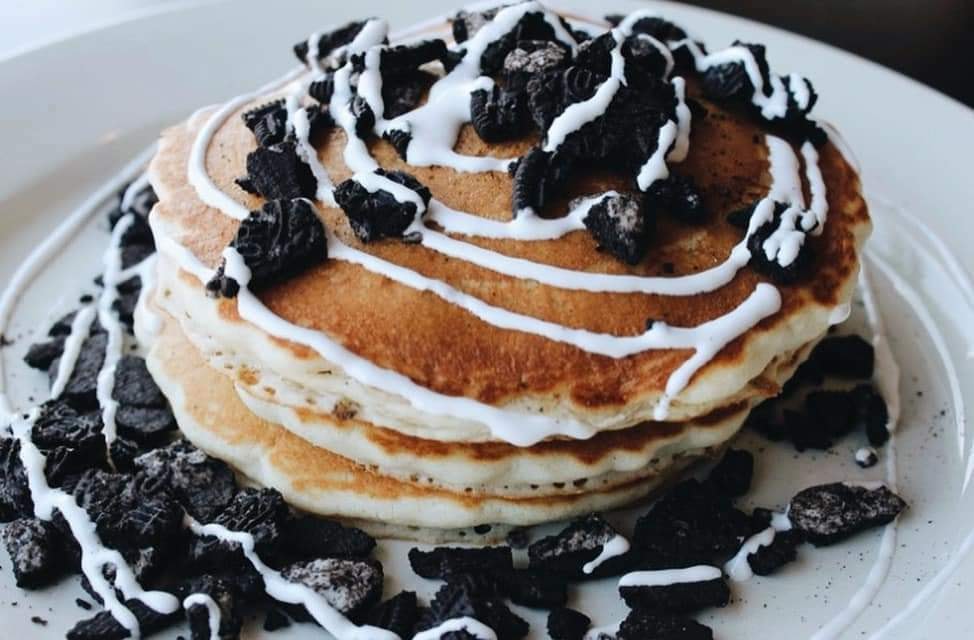 TapHouseSL's tweet photo. Come try our Cookies and Cream Pancakes this weekend 😋 

Join us for brunch this Saturday and Sunday from 11am-3pm. 

Receive one complimentary Mimosa, Bloody Mary or Screwdriver! ✨🥂🌸 https://t.co/d1j7rfDWAq