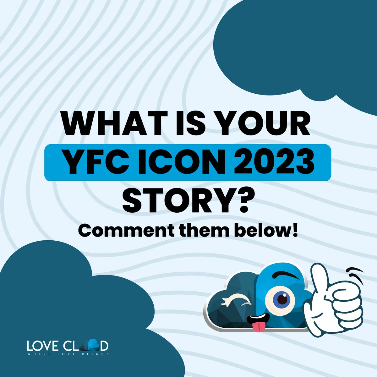 lovecloud_org's tweet photo. Hey there!

We know you have a lot of stories and fun memories to share about this year's Youth For Christ International Conference. We'd like to hear them!

Comment down your YFC ICON 2023 story and mention your friends to share theirs! 

#GenerationChrist
#YFCICON2023
#YFCat30 https://t.co/8rdw4OocUv