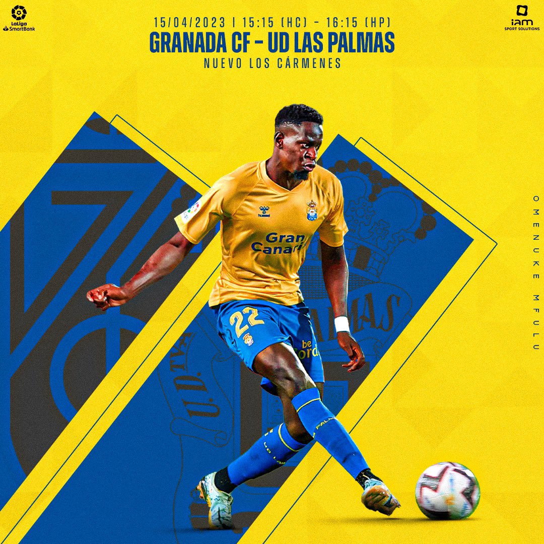 Matchday! 🤜🏿 @UDLP_Oficial 🤛🏿 #GranadaLasPalmas 💛💙 #LaUniónHaceLasPalmas