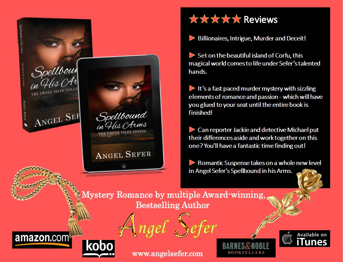 AngelSefer's tweet photo. 🏝️

📚 𝓡𝓔𝓥𝓘𝓔𝓦 📚

Billionaires, Intrigue, Murder and Deceit on fascinating Greek Islands

https://t.co/XqoPqrWmpU

#GreekIslands
#TheGreekIslesSeries
#Review https://t.co/Xf3ig4JNyz