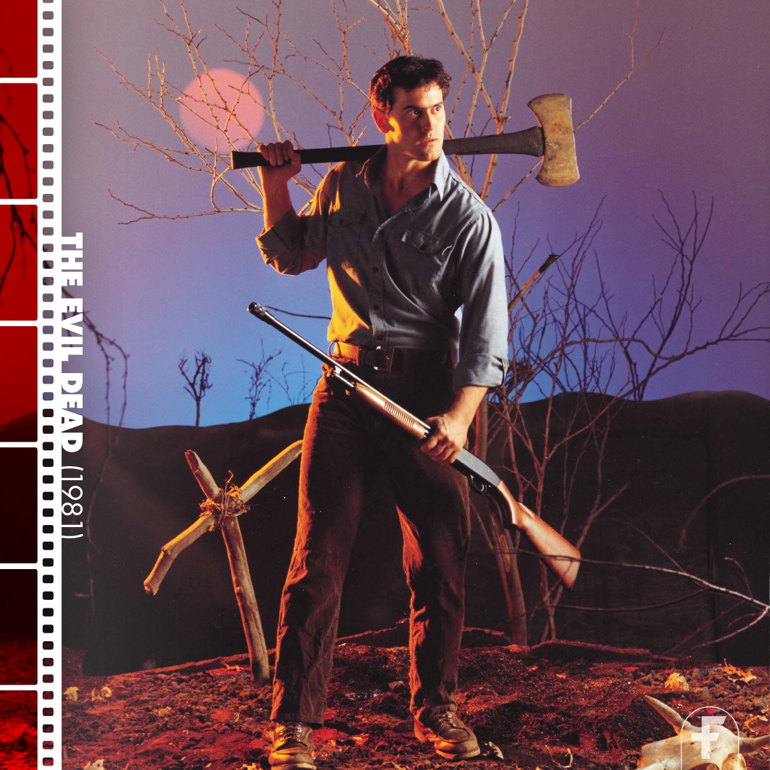 FANGORIA's tweet photo. The Ultimate Experience In Grueling Terror

On this day In 1983: Sam Raimi's THE EVIL DEAD, starring Bruce Campbell, was released wide in theaters. https://t.co/NhF2dtSNZO