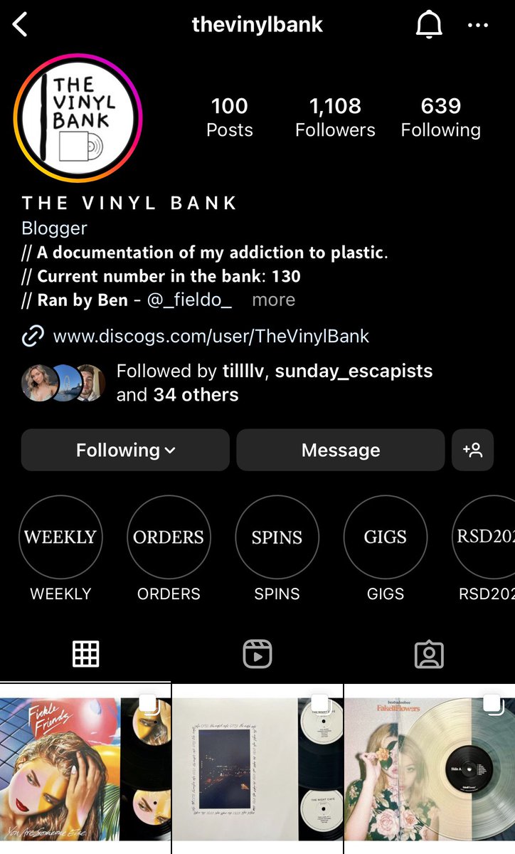 _Fieldo_'s tweet photo. 100 posts not out for TheVinylBank.

A special day for my little blogging page, born out of lockdown boredom. Head over to the link in my bio if you’re into music or just want to read my god awful write ups. Ta. https://t.co/8JzYDBuAKa