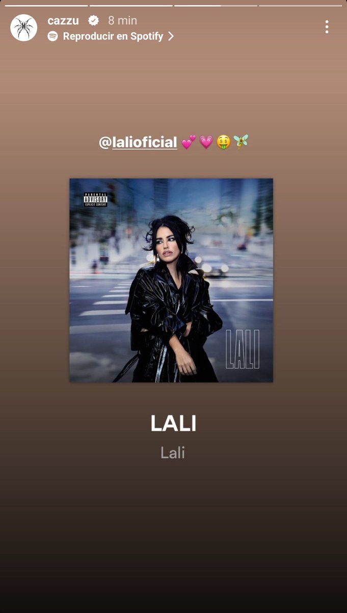 LaliDataOk's tweet photo. — Cazzu (@cazzuoficial) vía Instagram Stories 🤍 https://t.co/ynAj1O2JzE