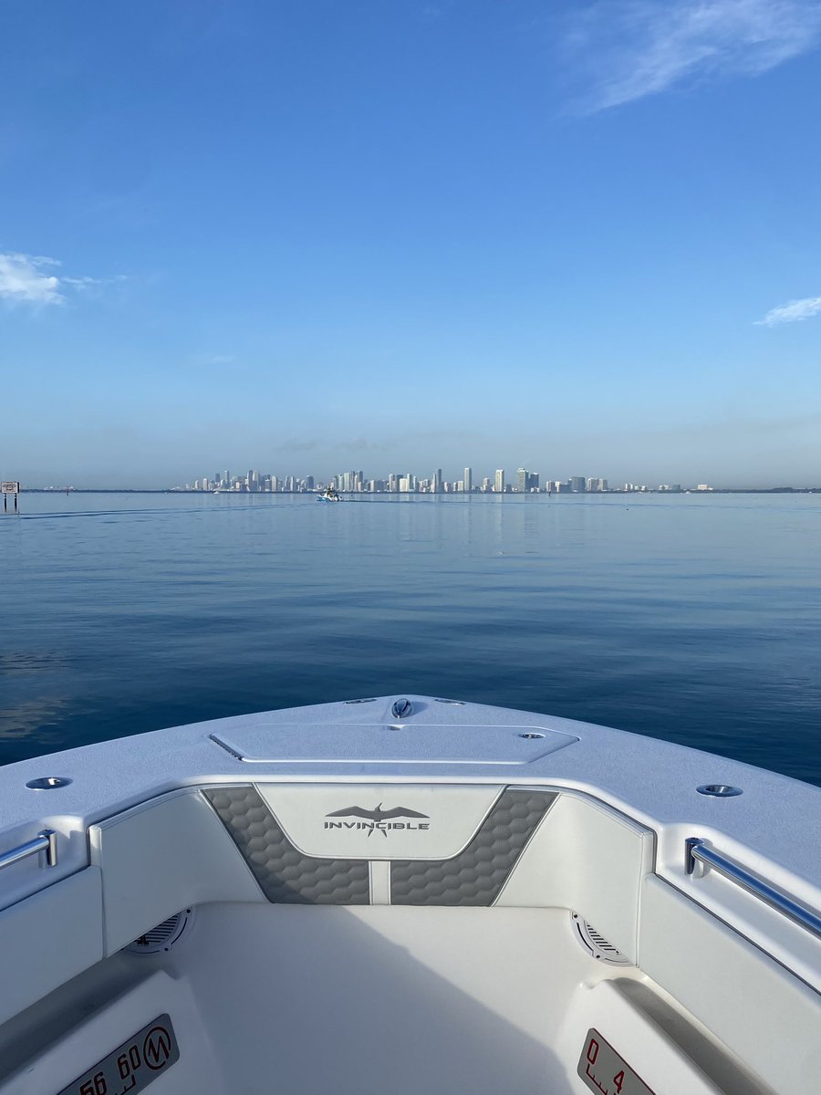 What a great view to start the day ☀️ #FritosTheCatch  <a href="/invincibleboats/">Invincible Boats</a>
