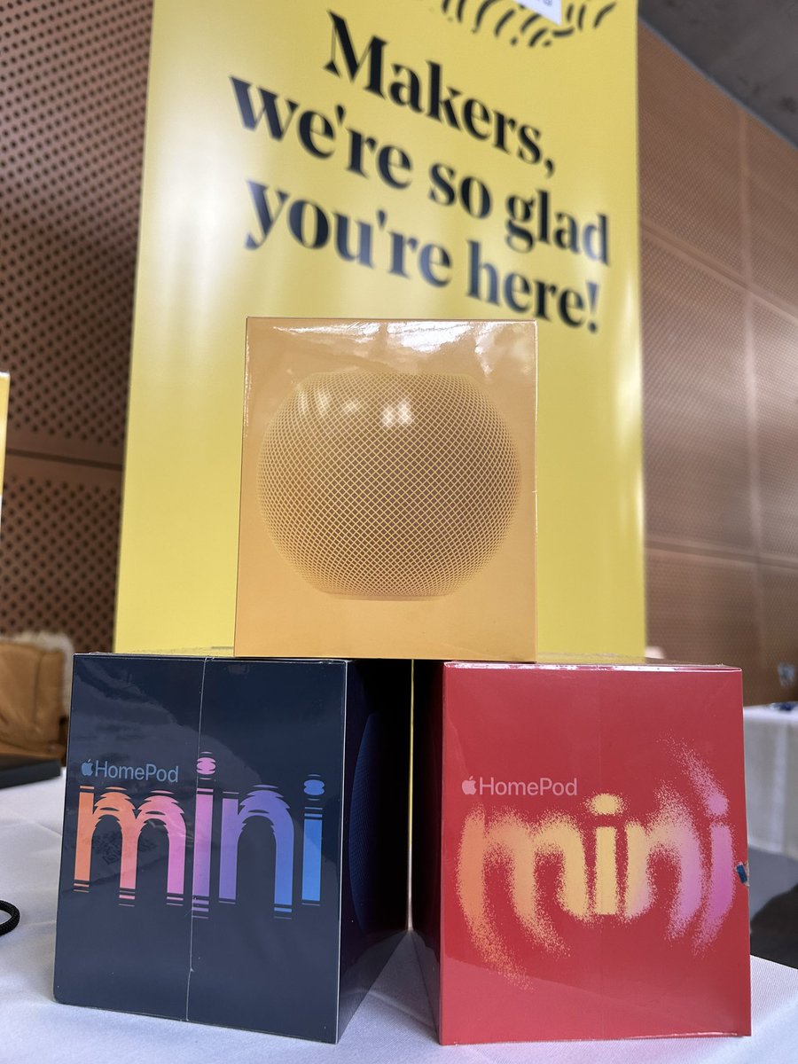 There's a chance to win the homepod mini at <a href="/GoDaddyPro/">GoDaddy Pro</a> booth at #WCVIE Come visit, and you might just walk away with Siri!