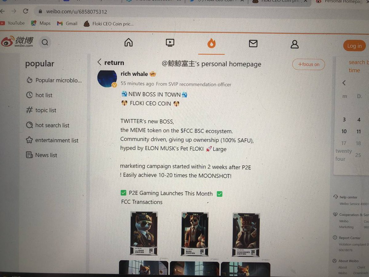 Floki Ceo Coin #FCC tweet media
