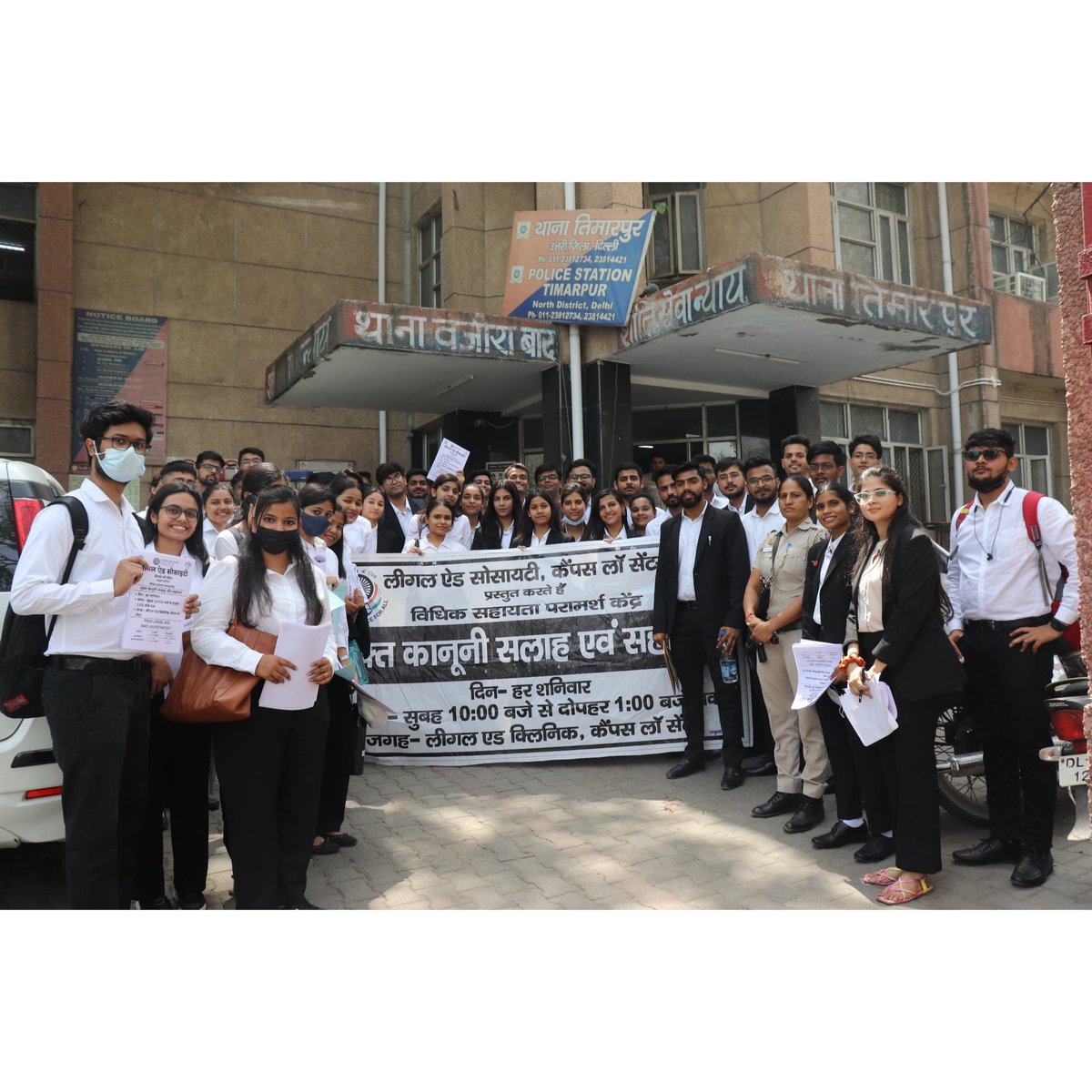 LAS_CLC's tweet photo. The members of The Legal Aid Society along with selected volunteers from Campus Law Centre, Delhi University successfully conducted a Legal Awareness Drive on 15th April 2023 at Sanjay Basti,New Delhi. https://t.co/O6LHbObwtu