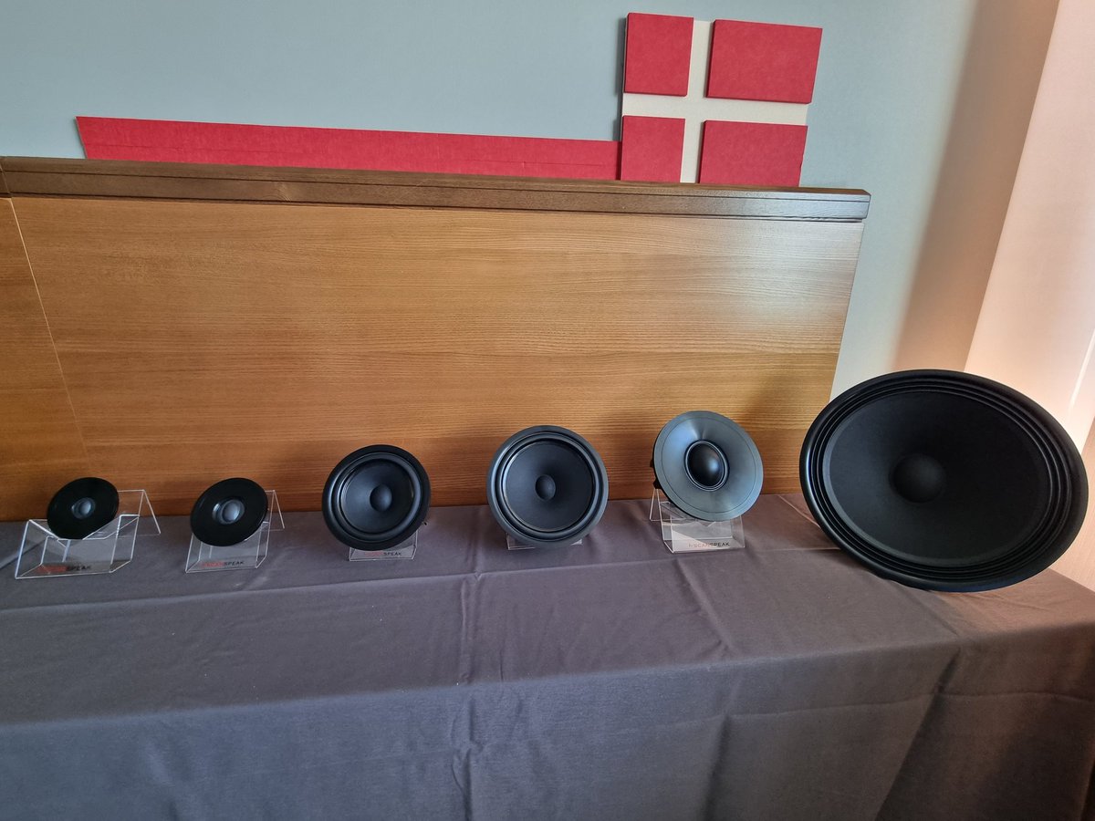 frankhasselriis's tweet photo. Scan-speak at Axpona, Schaumburg,  Chicago. 🇺🇲

Day 2 😊 Come meet us in room 588.

https://t.co/0Kcvi2pdbl 

#Madisound #ScanSpeak https://t.co/YzRug2TXrm