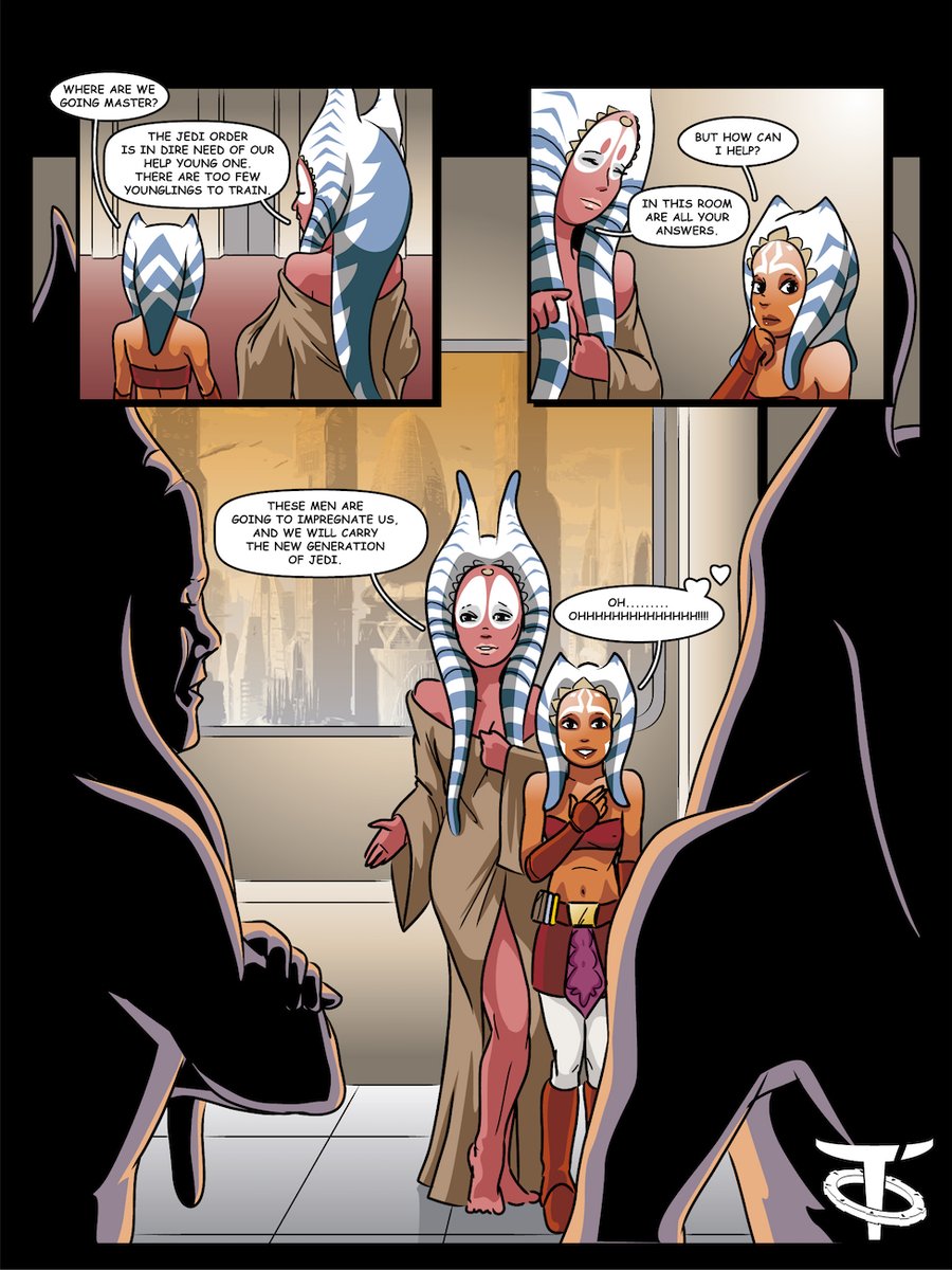 AllAhsokaTano's tweet photo. "Who'd like to help me breed another generation of Jedi? I say 'another' because it's certainly not my first. Well? What are you waiting for. I even have strapon's my female friends can use to knock me up!" https://t.co/cePGooNACO