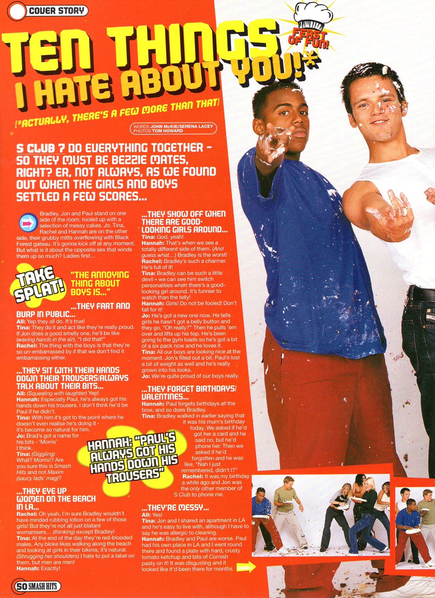 SmashHitsMag's tweet photo. Iconic cover with S Club 7 🫶🏼 Remembering Paul Cattermole ❤️
#sclub7 #paulcattermole #smashhits https://t.co/1THWTveWwX