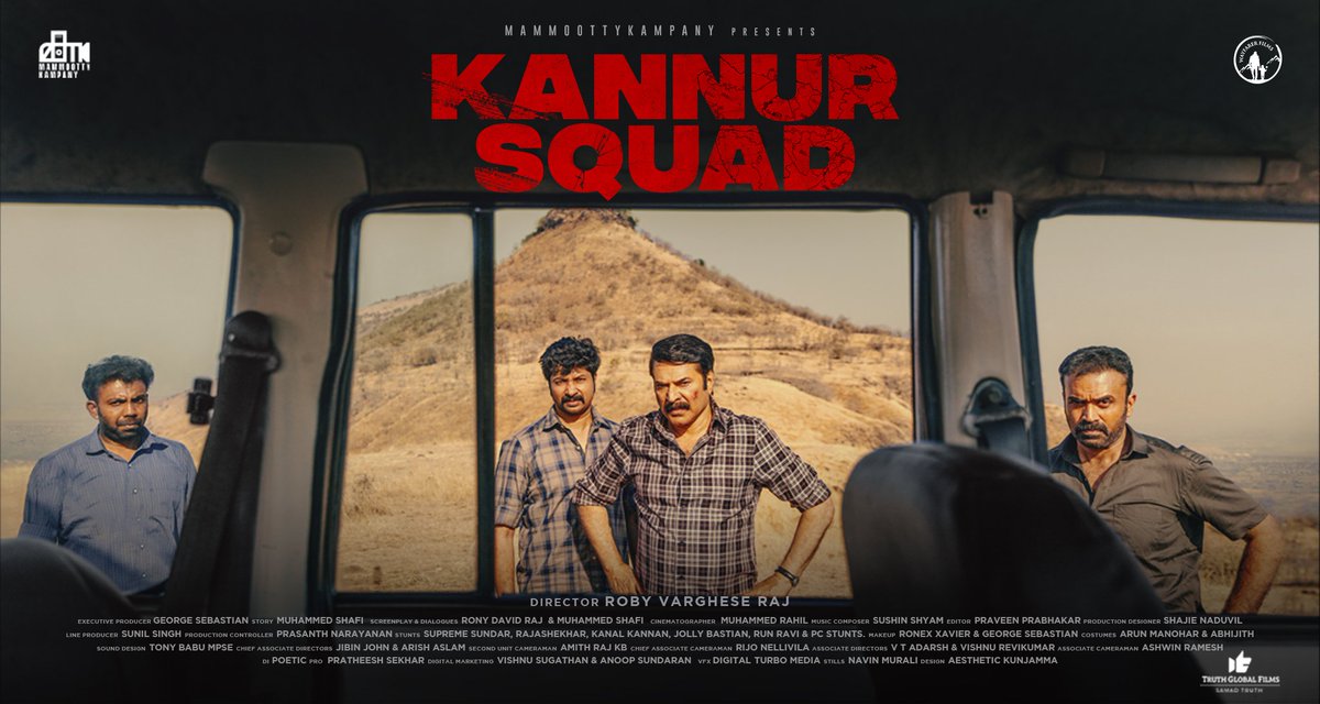 vallyettan_369's tweet photo. Presenting the Second Look Poster from #KannurSquad 😍😍

@Mammukka || #Mammootty https://t.co/7aWKQ0IGT8