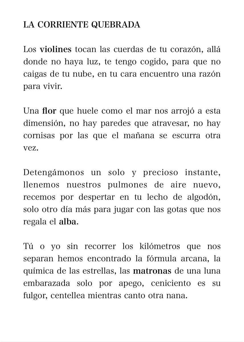 ionztomo16's tweet photo. LA CORRIENTE QUEBRADA por Juan Gago (c)

#incompleta #unaflor #gardenias #arte #poesia #comprometida #despedidas https://t.co/E6NYPY7vGo