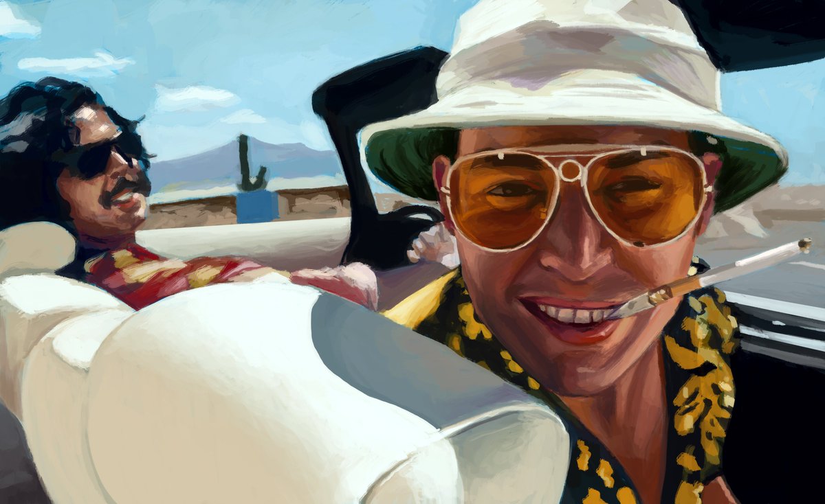 lannillu's tweet photo. Daily practice
Movie Study - Fear and Loathing in Las Vegas

#digitalart #ArtistOnTwitter #sketch #digitalpainting https://t.co/KXEQserYEB