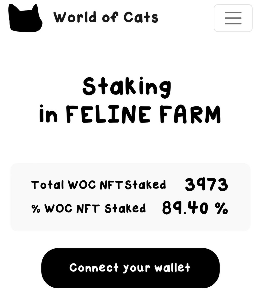 @WoC_TigerGang @WorldOfCatsNFT @WoC_SnowLeoGang @WoC_HoodGang Buy a Genesis Cat to earn 10 $Feline a day via staking on stake.worldofcats.xyz