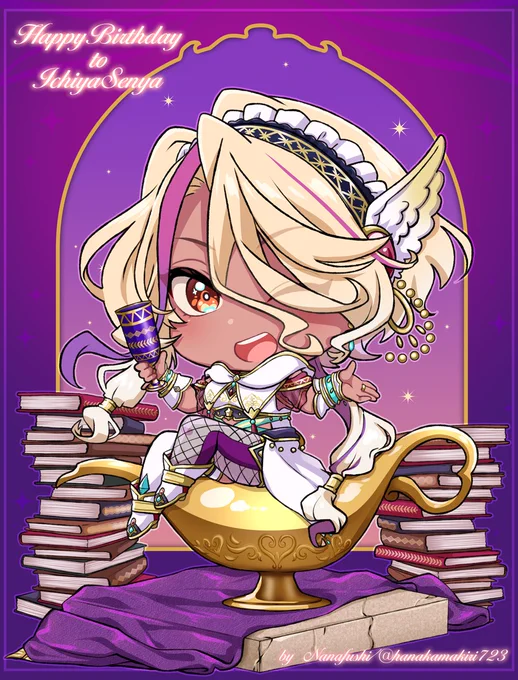 イチヤさん3周年おめでとなのにおめでとイラスト描き下ろせないので過去絵流しとく!イチヤさん描く時肌塗るの楽しいのでまた描きたい!(1枚目は初描きイチヤさん!)#イチヤ絵巻 