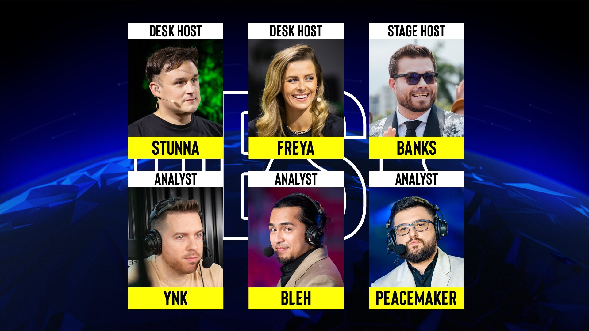 Intel® Extreme Masters on Twitter "THE IEM RIO 2023 TALENT LINEUP 🇧🇷 DESK stunna FreyaSpiers