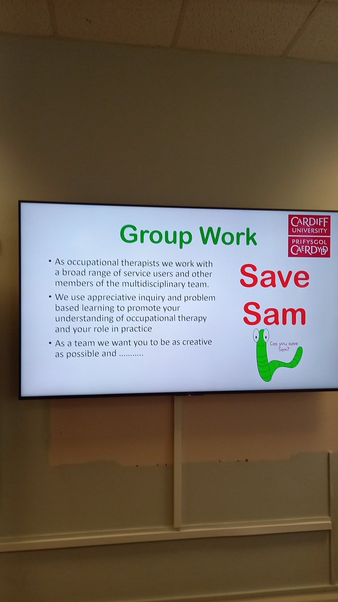 Alison Seymour (@aliseymour64) on Twitter photo Cardiff University Offer Holder Day
<a href="/CUHealthSci/">School of Healthcare Sciences</a> #cometocardiff
Occupational Therapy/group work problem solving
<a href="/OTSocCardiffUni/">CardiffUni OTSociety</a>
<a href="/theRCOT/">Royal College of Occupational Therapists</a>
<a href="/OTCUadmissions/">OT admissions</a> Cardiff University Offer Holder Day
<a href="/CUHealthSci/">School of Healthcare Sciences</a> #cometocardiff
Occupational Therapy/group work problem solving
<a href="/OTSocCardiffUni/">CardiffUni OTSociety</a>
<a href="/theRCOT/">Royal College of Occupational Therapists</a>
<a href="/OTCUadmissions/">OT admissions</a>