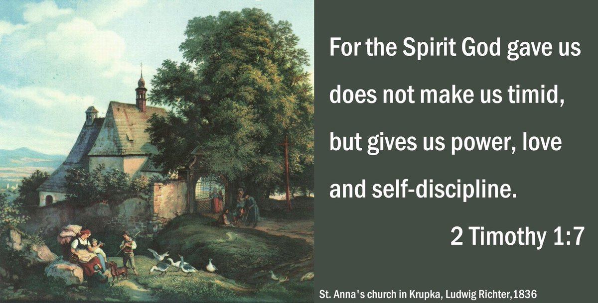 richard20211212's tweet image. Bible study 20230415
For the Spirit God gave us does not make us timid, but gives us power, love and self-discipline. 2 Timothy 1:7
#2Timothy1